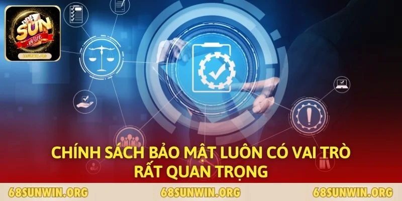 Chính sách bảo mật luôn có vai trò rất quan trọng