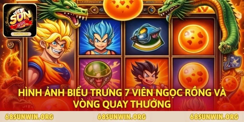 Hình ảnh biểu trưng 7 viên Ngọc Rồng và vòng quay thưởng