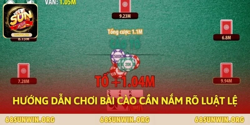 Hướng dẫn chơi bài Cào cần nắm rõ luật lệ