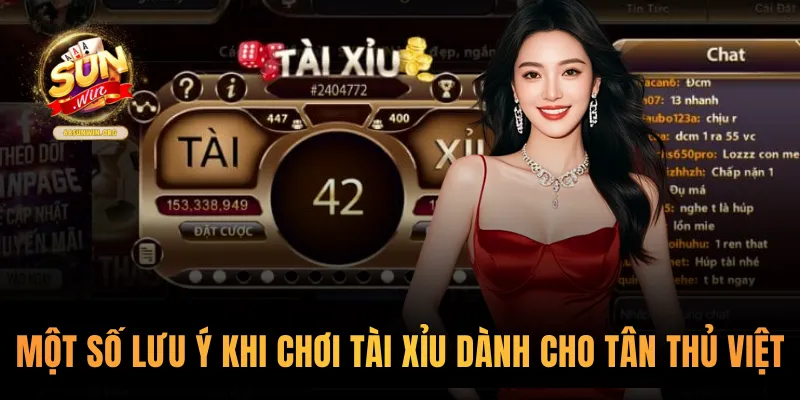 Một số lưu ý khi chơi tài xỉu dành cho tân thủ Việt