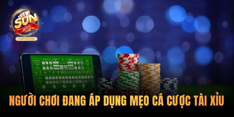 Người chơi đang áp dụng mẹo cá cược tài xỉu