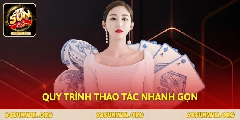 Quy trình thao tác nhanh gọn
