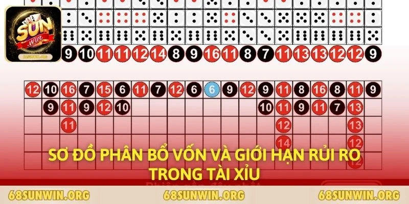 Sơ đồ phân bổ vốn và giới hạn rủi ro trong tài xỉu